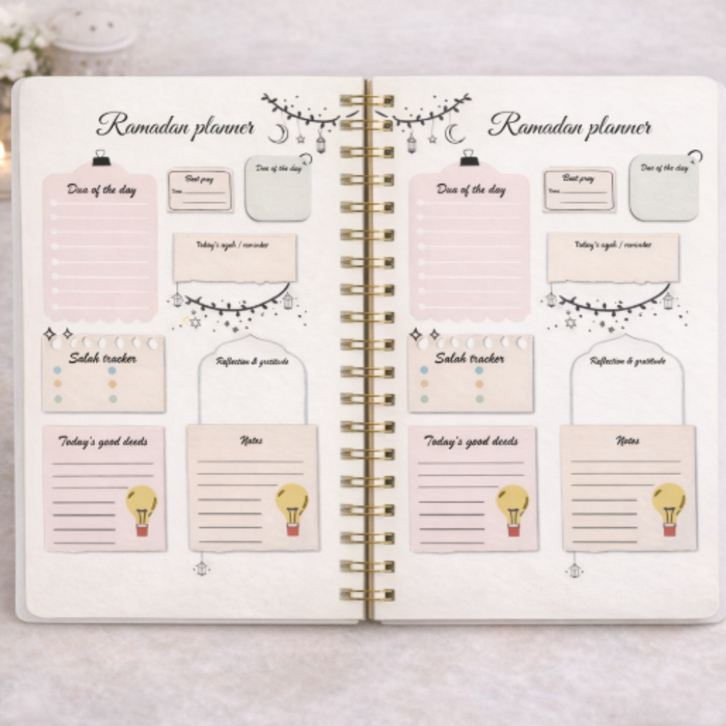 Ramadan cadeau – Myramadanbox® Tazkiyah Reflectie met luxe Ramadan planner.