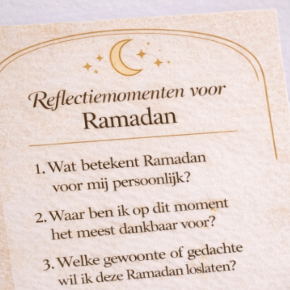 Ramadan cadeau – Myramadanbox® Tazkiyah Reflectie met luxe Ramadan planner.