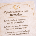 Ramadan reflectiekaart - 10 inhoudelijke vragen